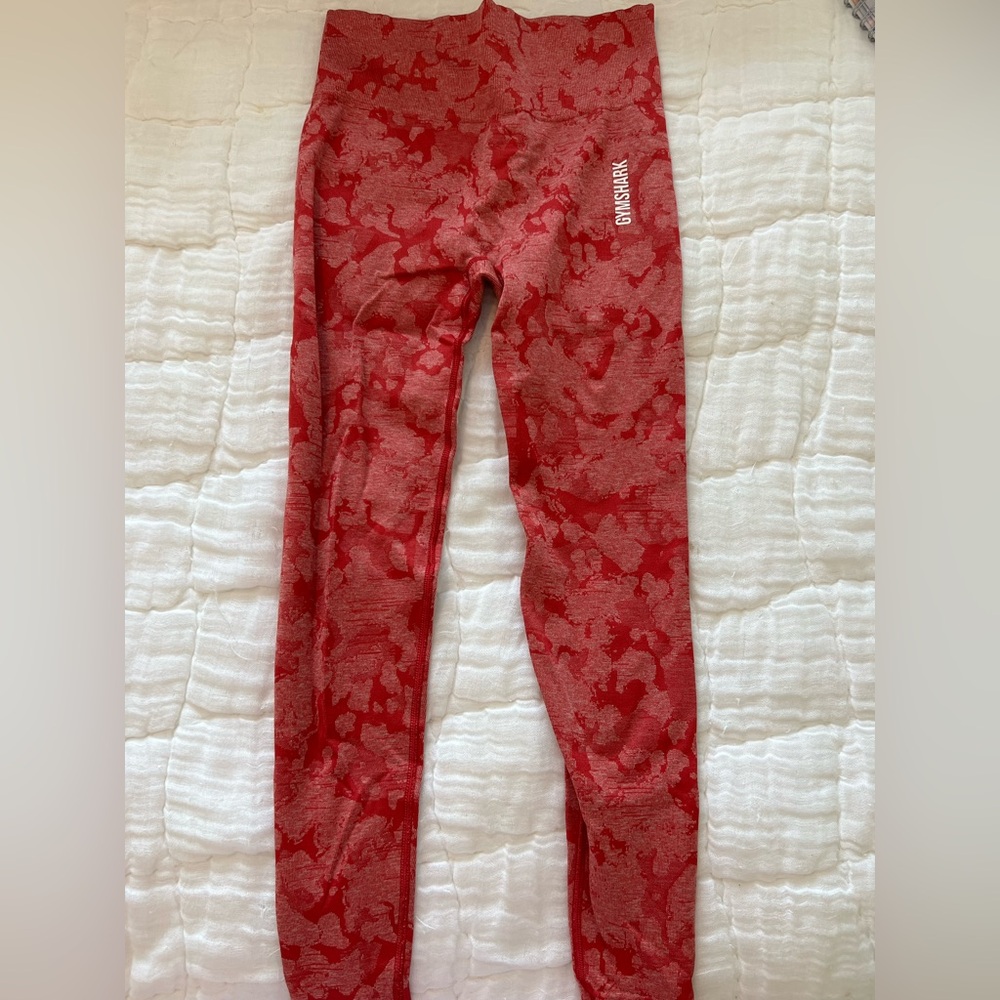 Gymshark Red Performance Leggings
